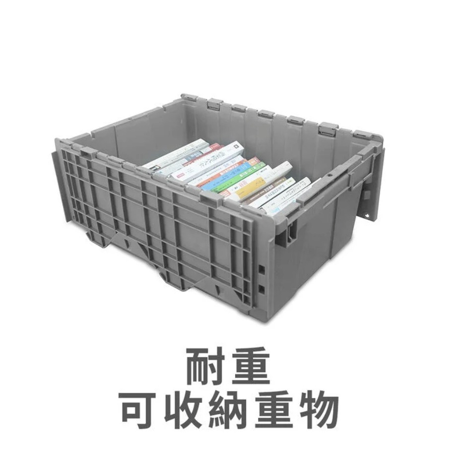 小型耐重雙掀蓋收納箱｜物流箱-4