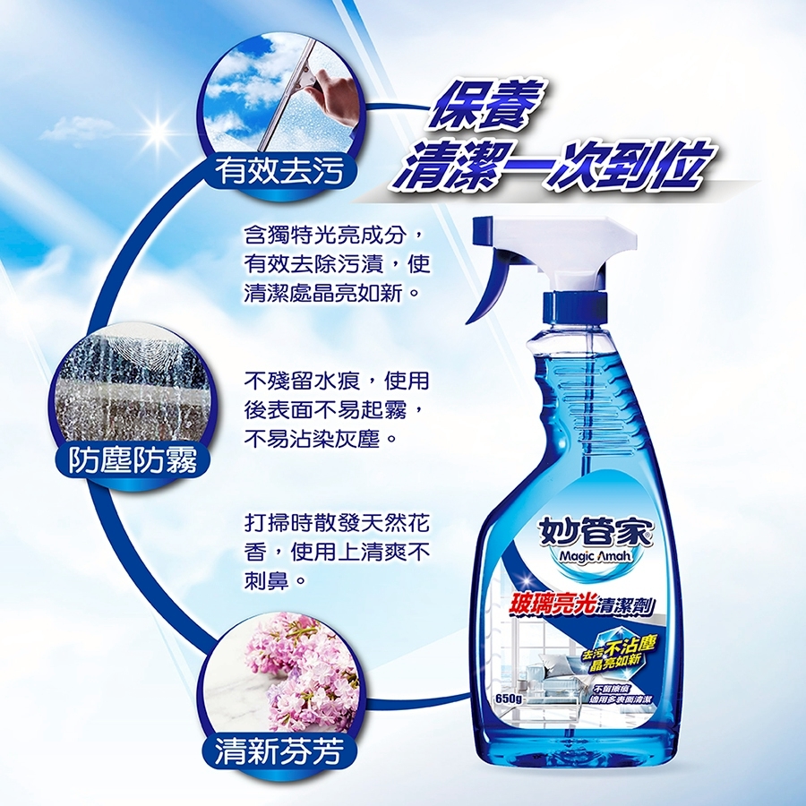 玻璃亮光清潔劑650g-4