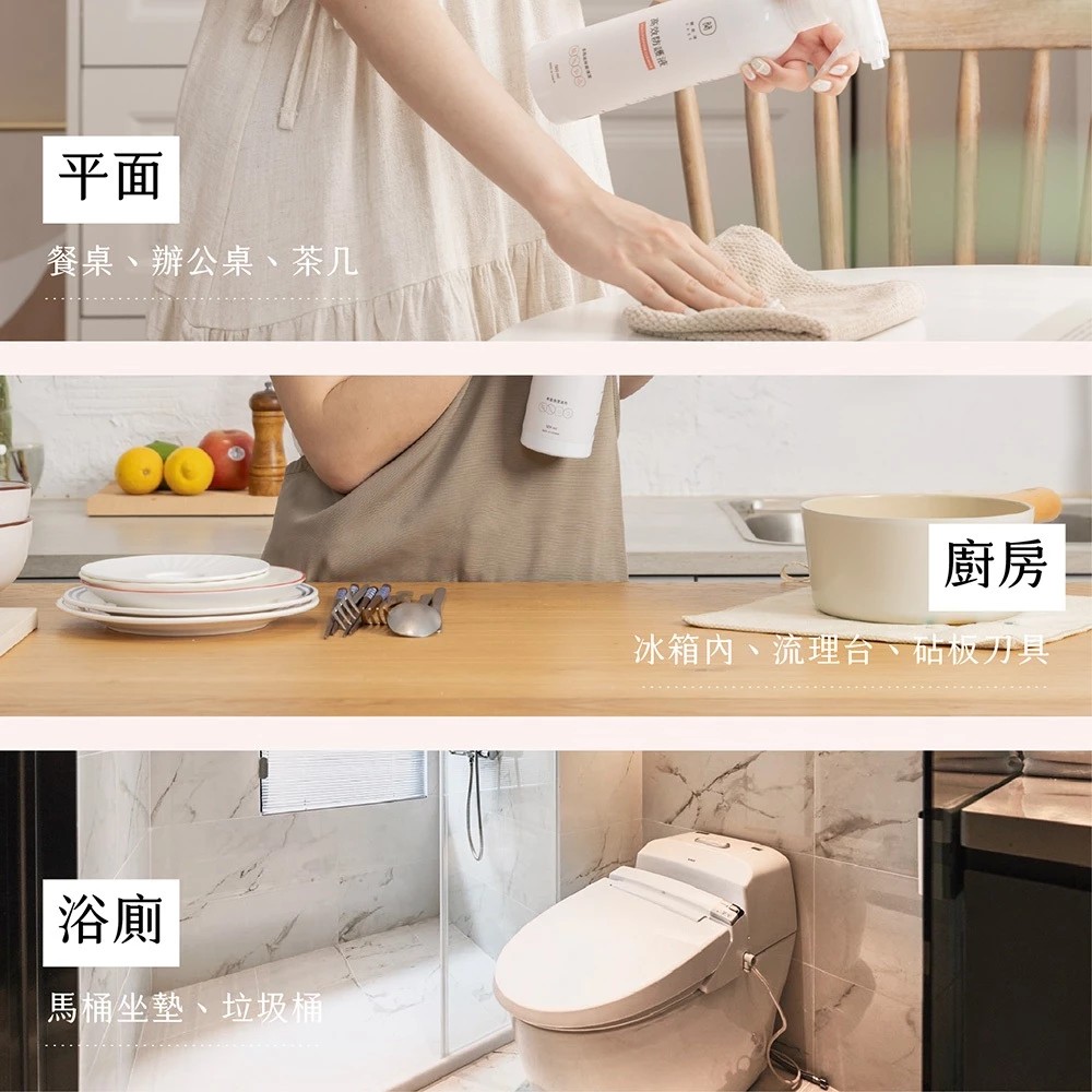 【居家除菌組】閃亮地板精華液500ml＆高效防護液500ml-8