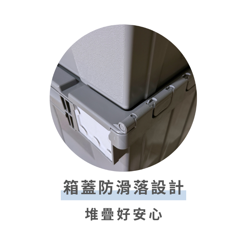 大型耐重雙掀蓋收納箱｜物流箱-4