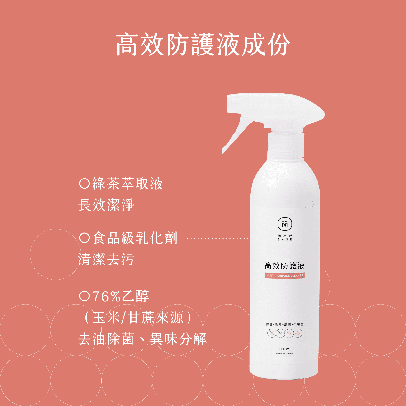 【居家清潔組】檸檬洗潔液500ml＆高效防護液500ml-6